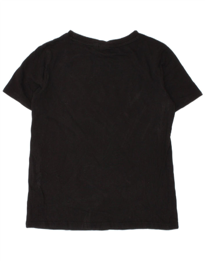 Puma drenge grafisk t-shirt top 7-8 år lille sort bomuld