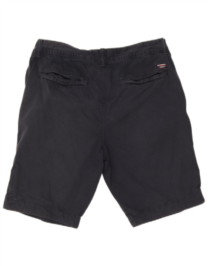 Superdry Chino-shorts til mænd W32 Medium marineblå bomuld