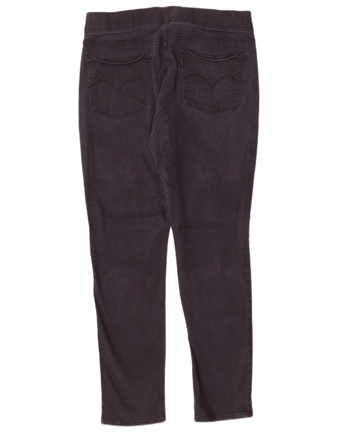 LEVI'S Womens Legging Trousers US 14 Large W32 L29 Navy Blue Cotton