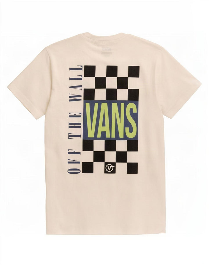 Vans Herre grafisk T-shirt Top Lille hvid bomuld
