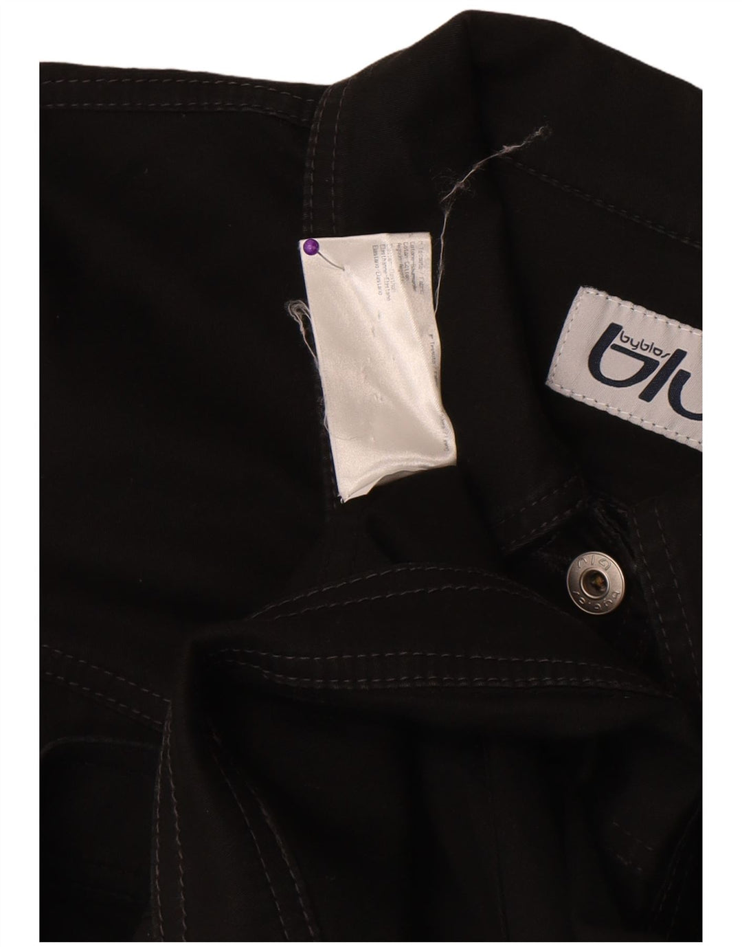 Byblos Dame Bomber Jacket IT 50 XL Sort Bomuld