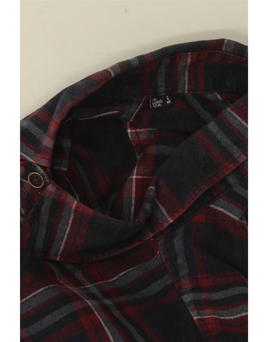Barbour Herre Slim Fit Flanellskjorte Stor marineblå ternet bomuld