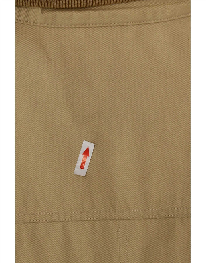 Amerigo Vespucci Herre Bomber Jacket UK 44 2XL Beige Polyester
