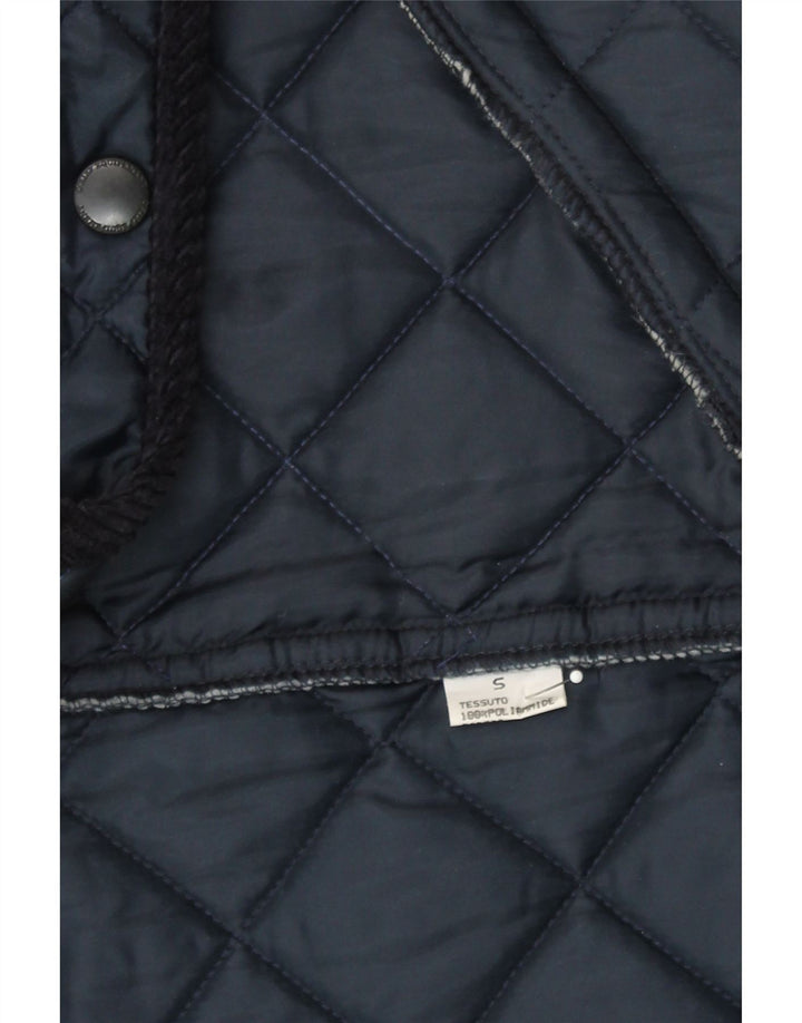 O'KIEF Mens Liner Quilted Gilet UK 36 Small Navy Blue Polyamide Vintage O'Kief and Second-Hand O'Kief from Messina Hembry 