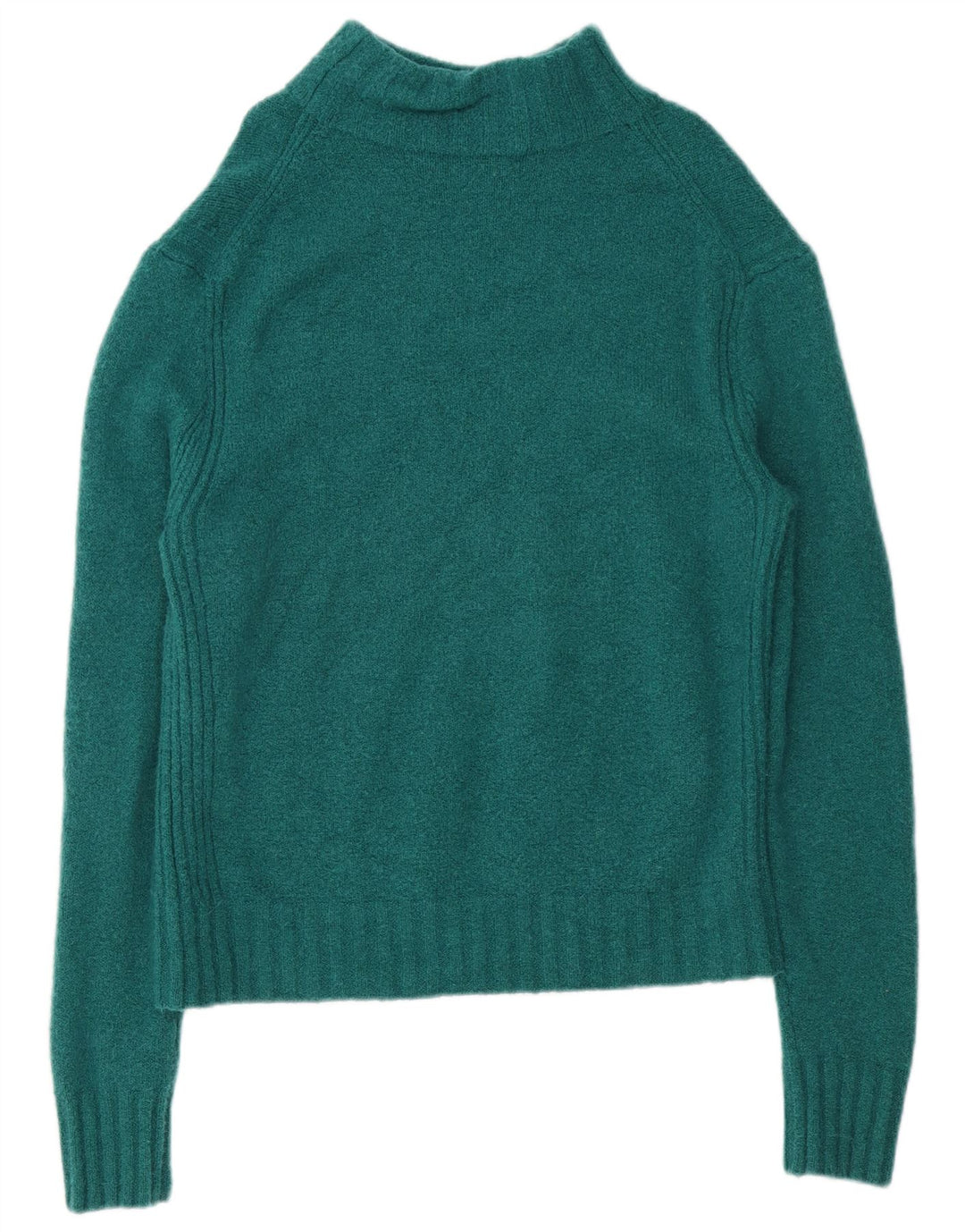J. Crew Dame Turtle Neck Jumper Sweater UK 16 Stor Grøn Nylon