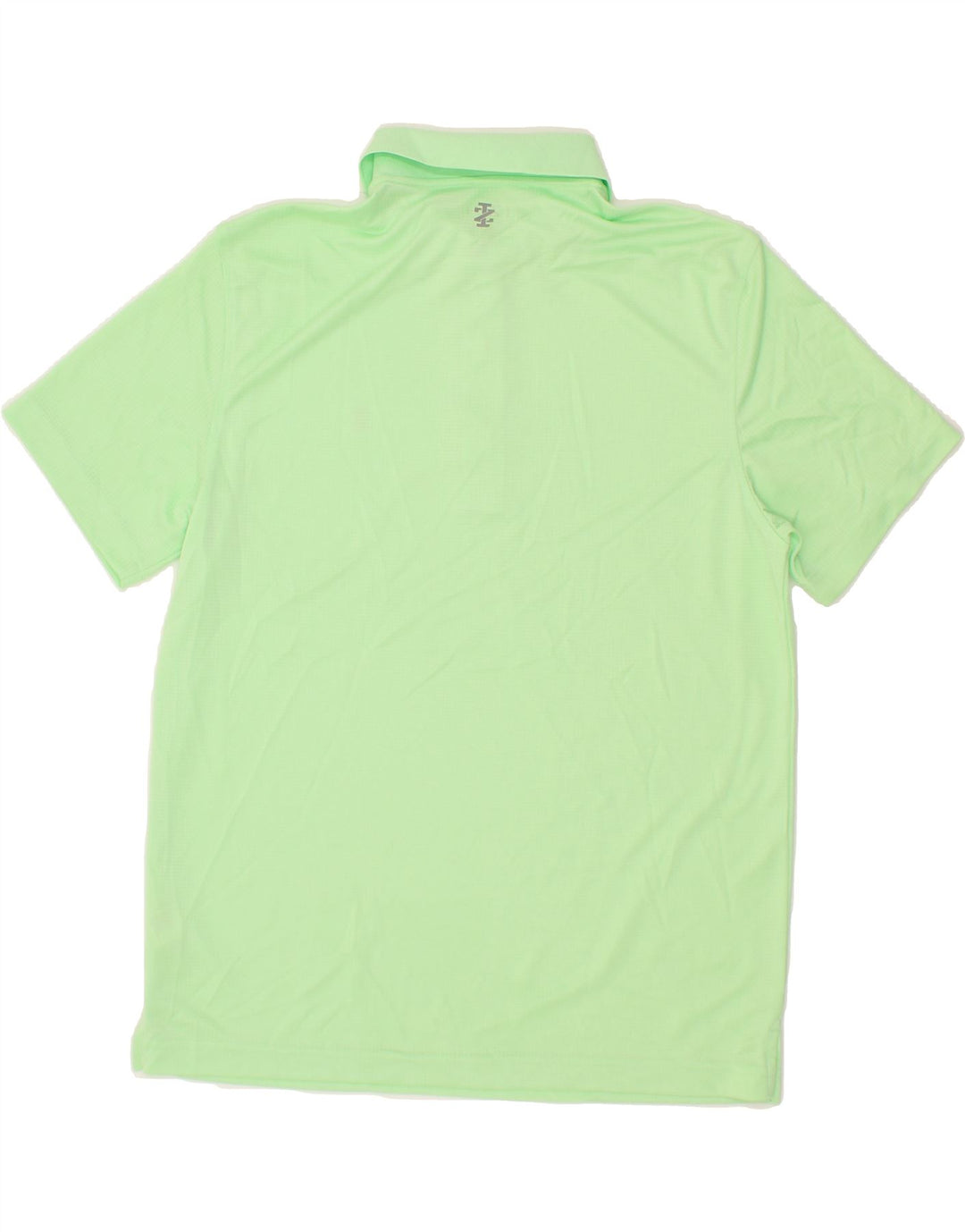 IZOD Mens Golf Polo Shirt Medium Green Polyester Vintage Izod and Second-Hand Izod from Messina Hembry 