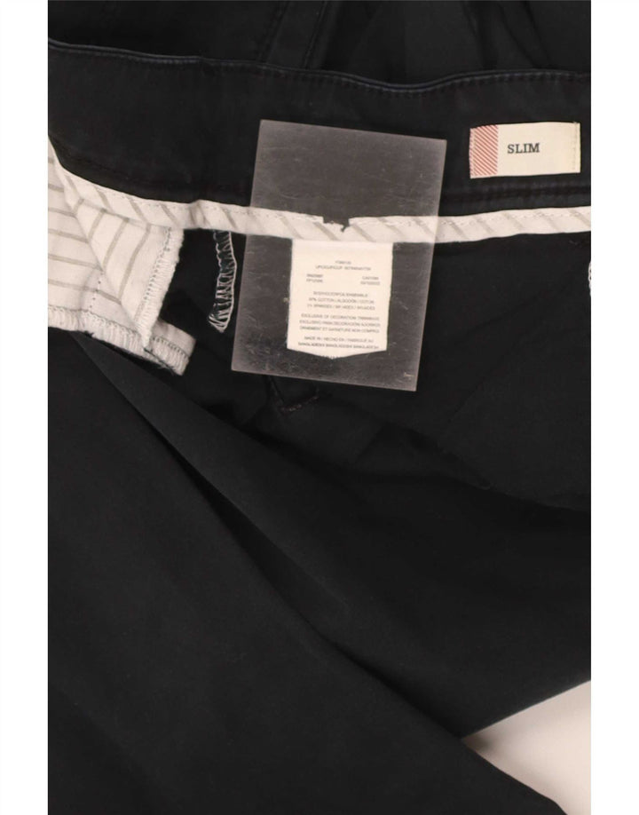 Dickies Dame Bootcut Slim Casual Bukser W32 L30 Sort Bomuld