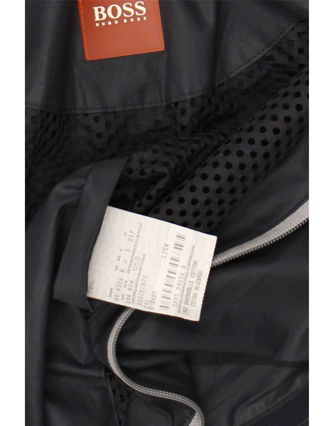 Hugo Boss Bomberjakke til mænd IT 50 Stor marineblå bomuld