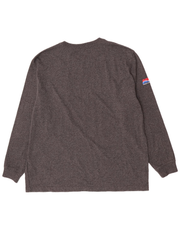 Carhartt Herre Loose Fit Grafisk Top Langærmet XL Grå Bomuld