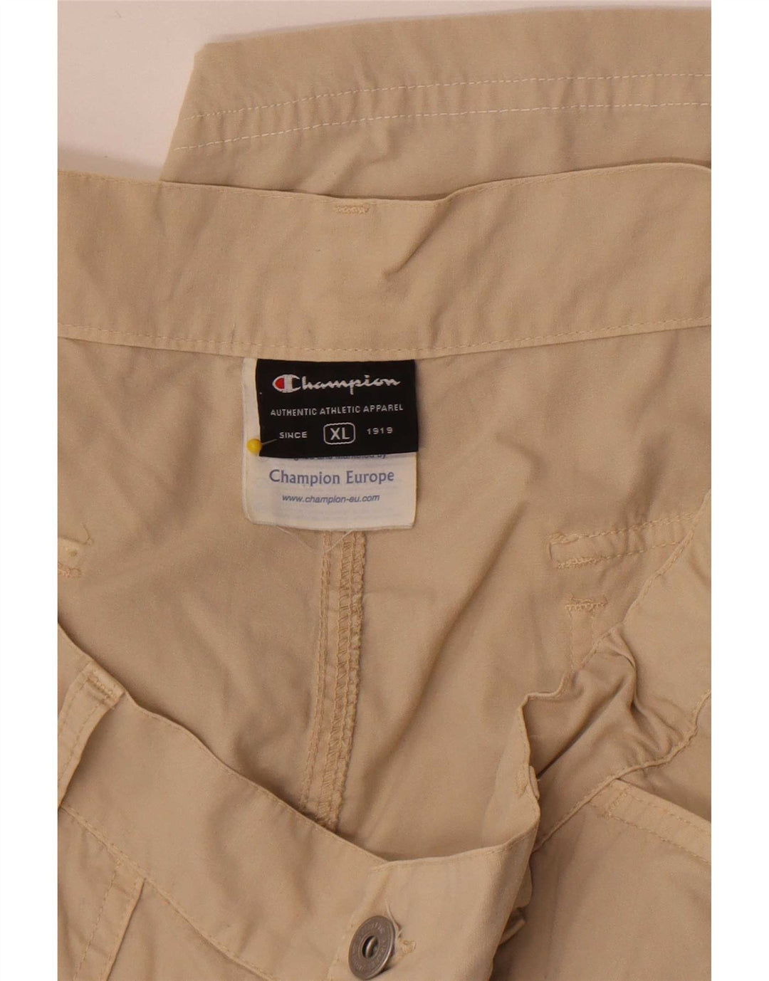 Champion Herre Chino Shorts XL W38 Beige Bomuld