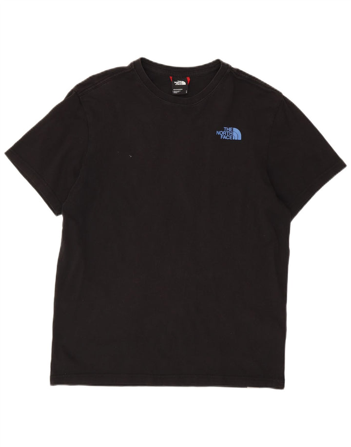 The North Face Herre grafisk T-shirt Top Medium Sort Bomuld