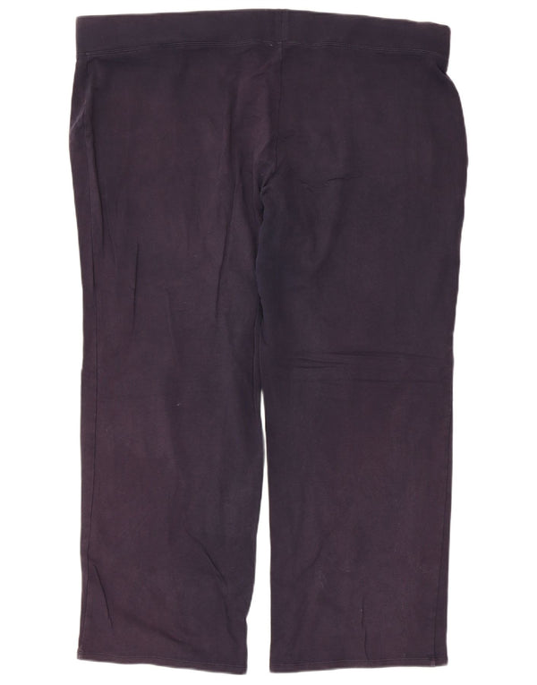 Marks & Spencer Dame Capri Leggings UK 24 4XL Navy Blue Cotton