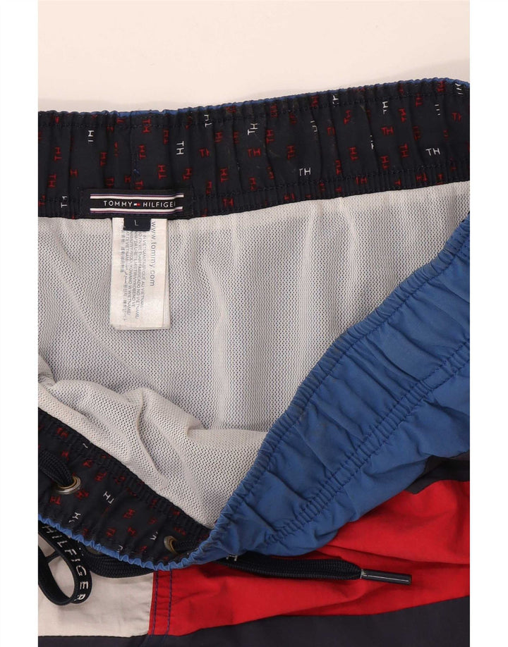 Tommy Hilfiger Badeshorts til mænd Store Blå Colourblock Polyamid