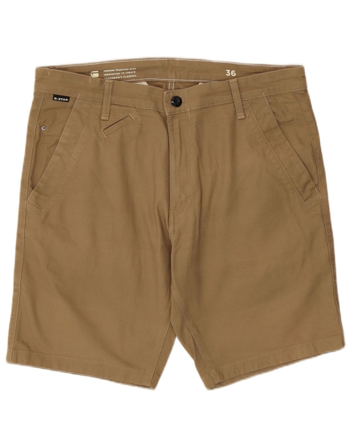 G-Star Chino Shorts til mænd W36 Large Khaki Bomuld