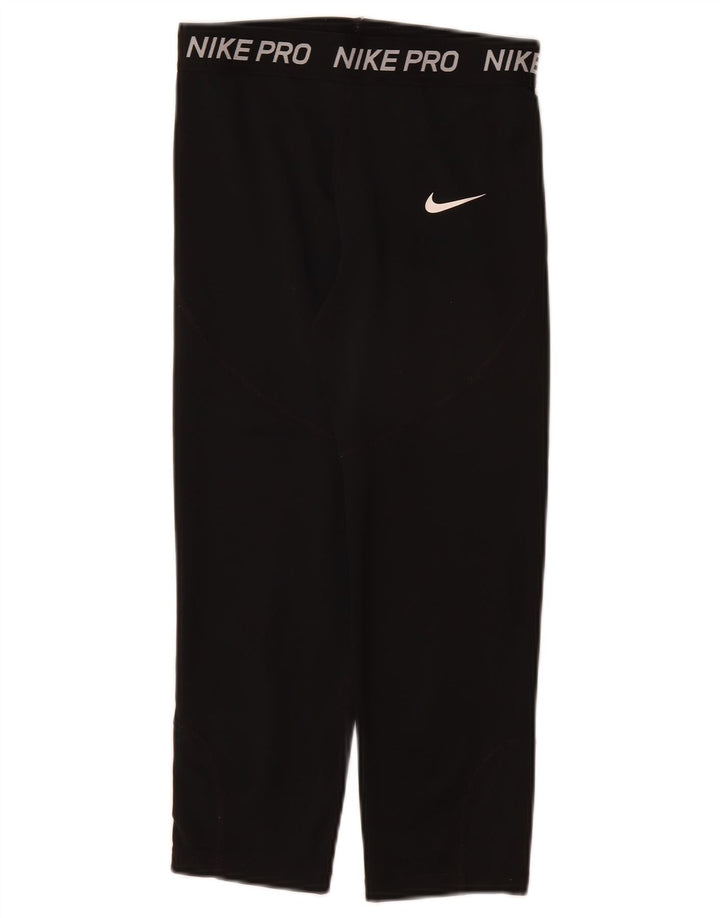 NIKE piger grafiske træningsdragt bukser 7-8 år sort polyester
