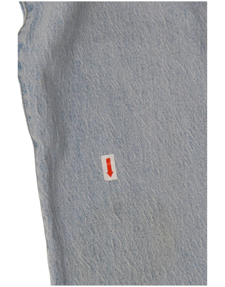 LEVI'S Dame 501 Straight Jeans W31 L28 Blå Bomuld