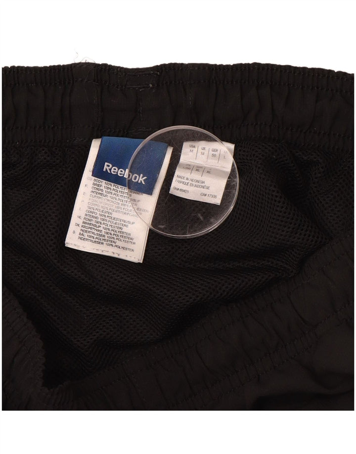 REEBOK Mens Sport Shorts Medium  Black Polyester