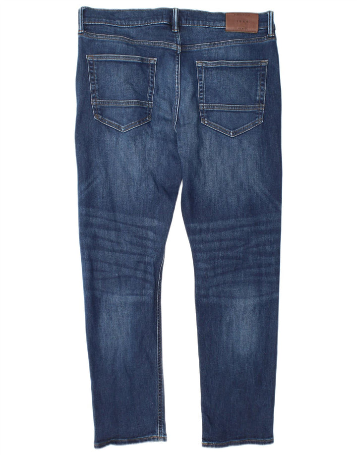Marks & Spencer Herre Slim Jeans W34 L29 Blå Bomuld