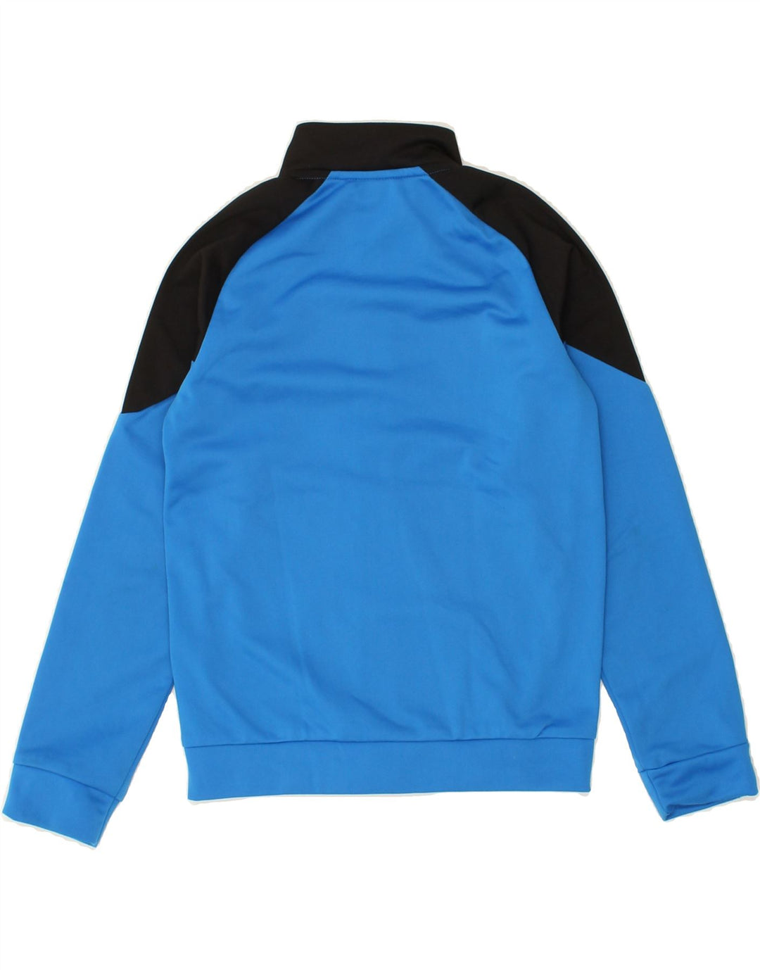 PUMA Boys Graphic Tracksuit Top Jacket 9-10 Years Blue Colourblock Vintage Puma and Second-Hand Puma from Messina Hembry 