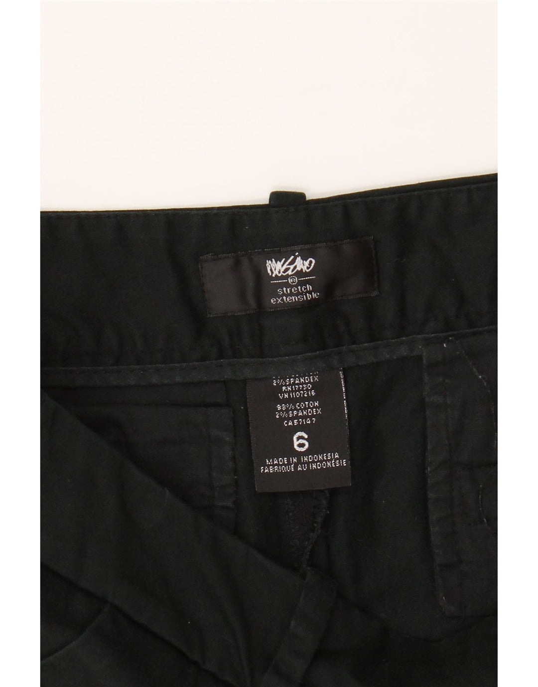 MOSSIMO Womens Chino Shorts US 6 Small W30  Black Cotton Vintage Mossimo and Second-Hand Mossimo from Messina Hembry 