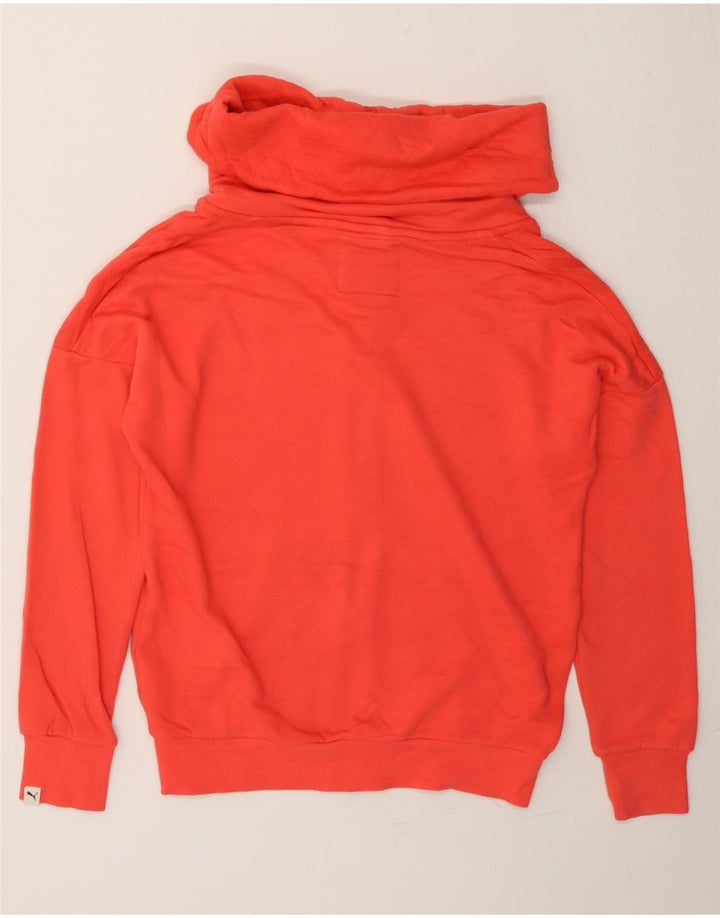 PUMA Womens Tracksuit Top Jacket UK 8 Small Orange Cotton Vintage Puma and Second-Hand Puma from Messina Hembry 
