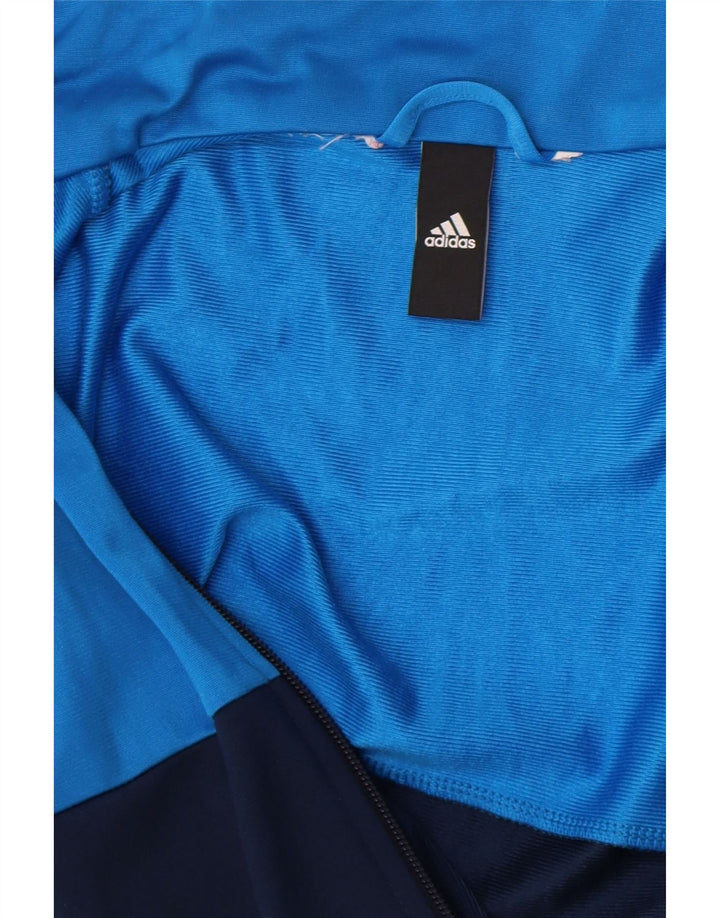 Adidas Drenge Træningsdragt Topjakke 13-14 år Blå Colourblock