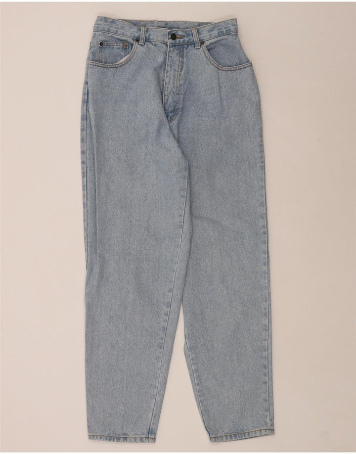 VINTAGE Womens Tapered Jeans IT 42 Medium W28 L31 Blue Cotton
