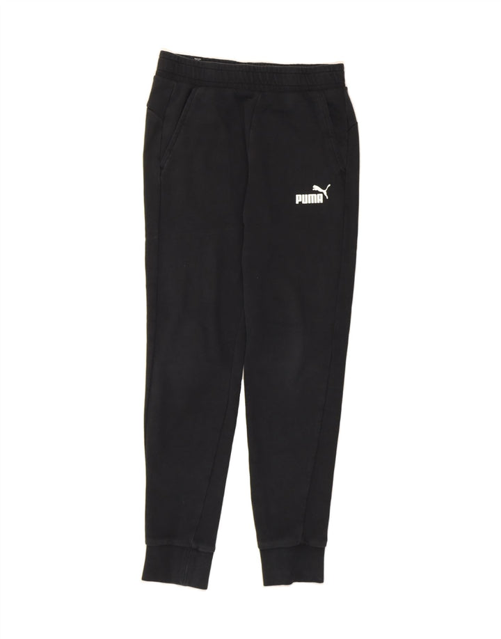 PUMA Womens Tracksuit Trousers Joggers UK 10 Small Black Vintage Puma and Second-Hand Puma from Messina Hembry 