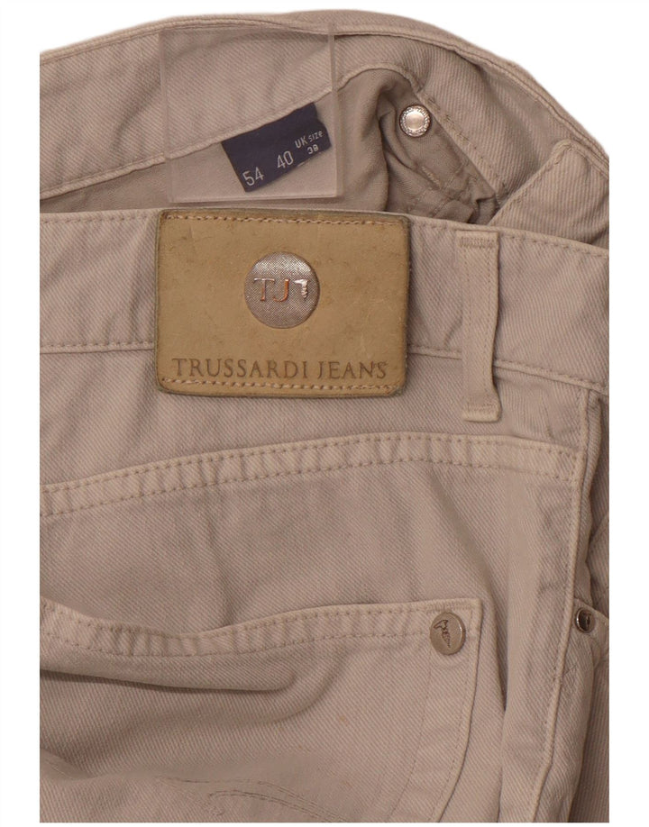 TRUSSARDI Lige fritidsbukser til kvinder W38 L29 Beige