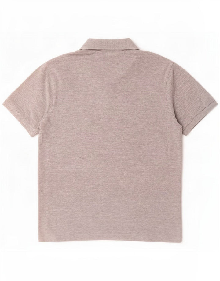 Gas Poloshirt til mænd Medium Grå Flecked Bomuld