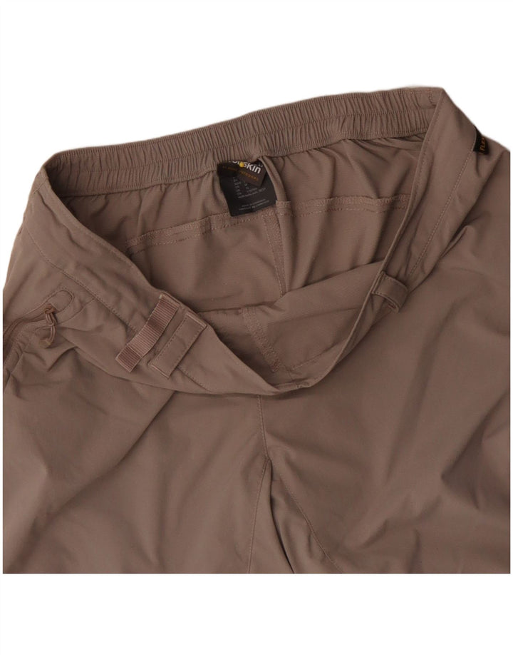 Jack Wolfskin Bermuda-shorts til kvinder UK 12 Medium W34 Khaki Polyamid
