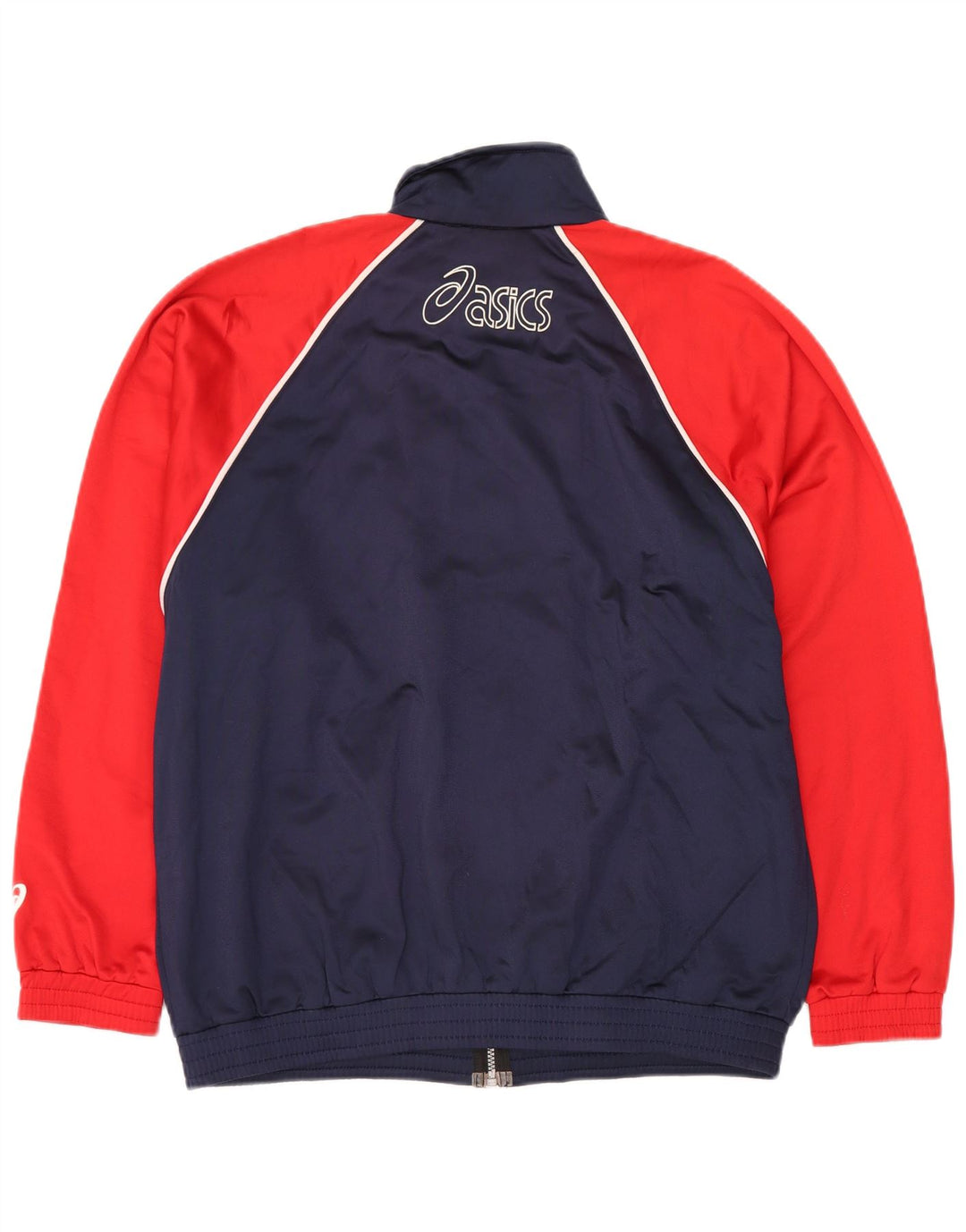 ASICS Grafisk træningsdragt til mænd Topjakke Medium Navy Blue Colourblock