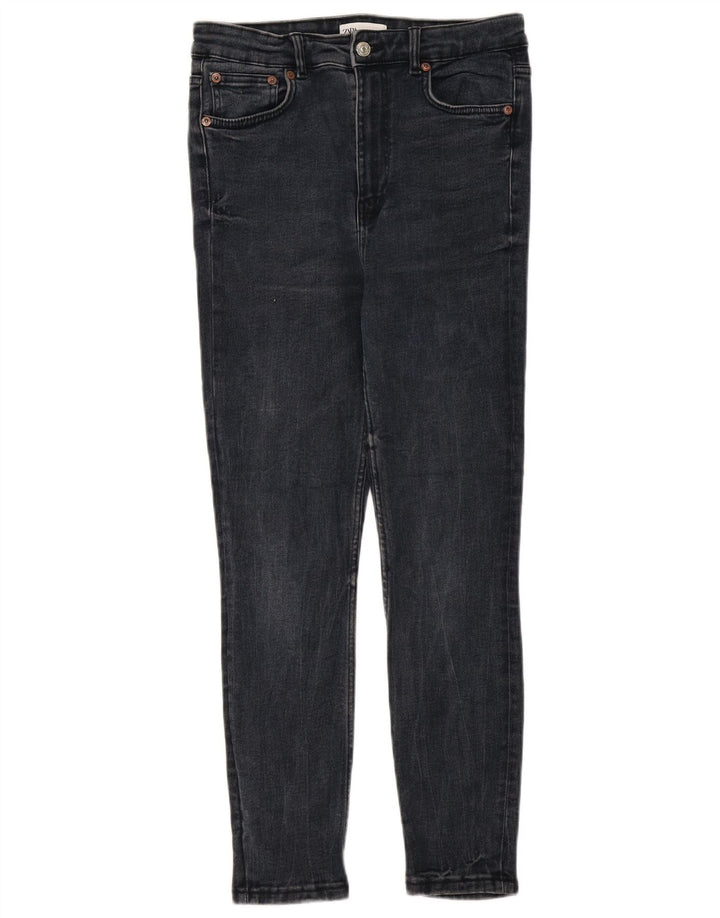 Zara Dame Skinny Jeans EU 40 Medium W30 L27 Sort