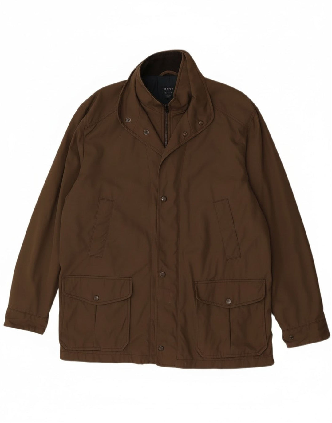 Gant Herre Utility Jacket UK 40 Large Brown Polyester