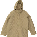Sergio Tacchini Herre hættejakke quiltet UK 40 Large Beige
