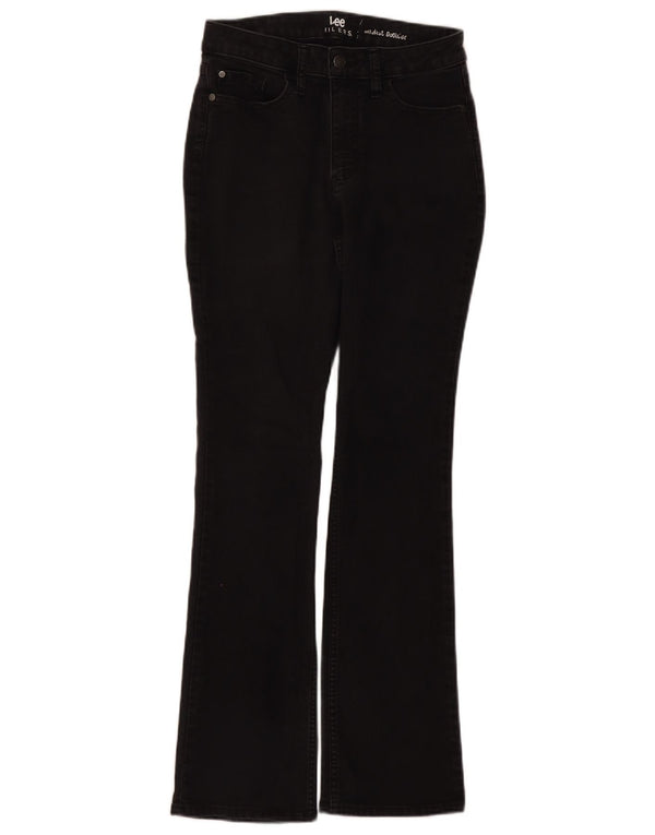 Lee Womens Riders Mid Rise Bootcut Jeans US 10 Large W31 L31 Black Bomuld