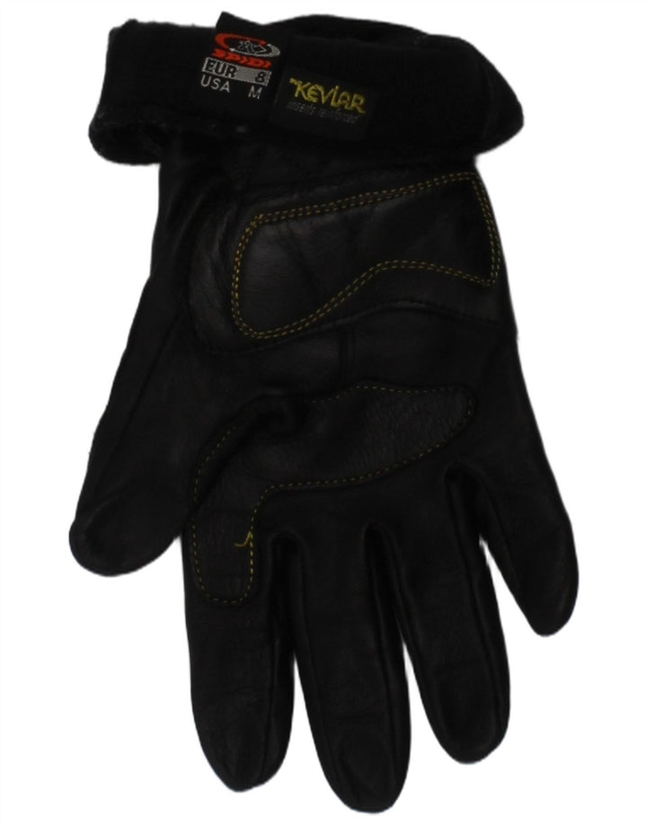 Spidi Dame Lady Line Biker Læder Handsker Medium Sort Motorcykel
