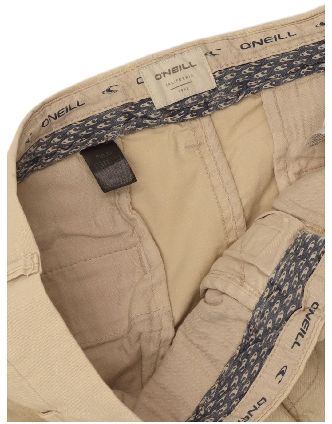 O'NEILL Herre Chino Shorts W33 Medium Beige Bomuld