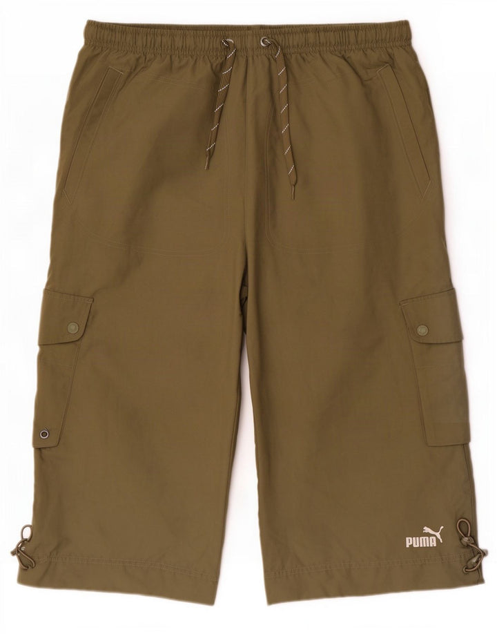 Puma Herre grafiske Bermuda Sportshorts XL Khaki