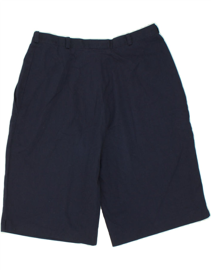 FILA Womens Chino Shorts UK 12 Medium W28 Navy Blue Cotton Vintage Fila and Second-Hand Fila from Messina Hembry 