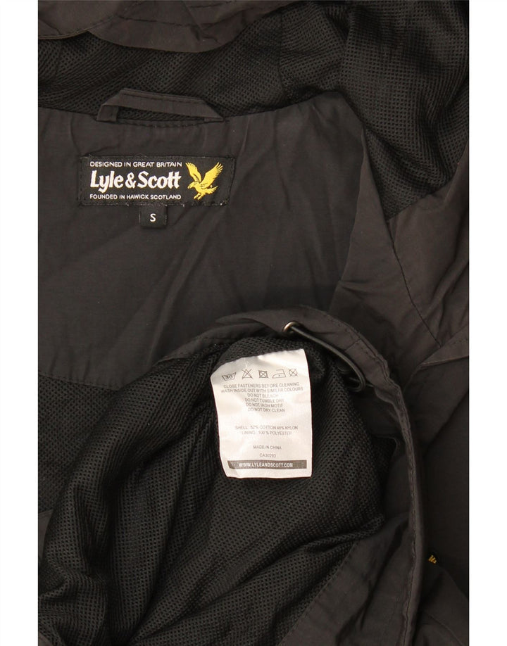 Lyle & Scott Herre Hættevindjakke UK 36 Lille Grå Polyester