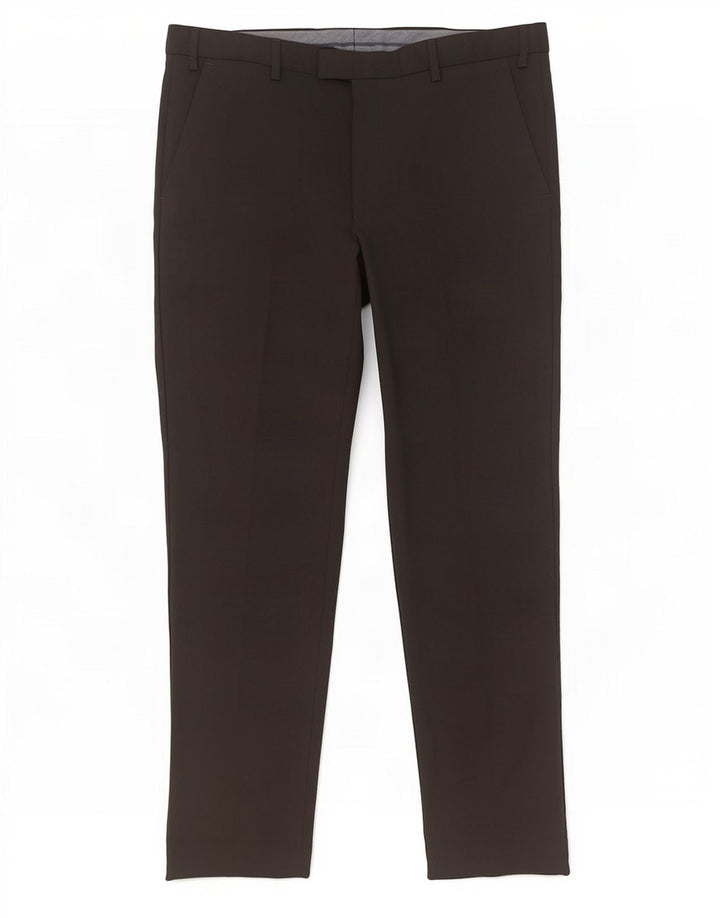 Marks & Spencer Herre Regular Suit Bukser W38 L31 Sort Polyester