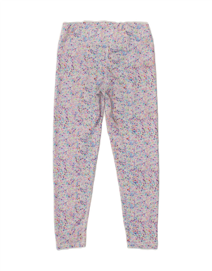 EDDIE BAUER Girls Leggings 10-11 Years Medium Multicoloured Spotted Vintage Eddie Bauer and Second-Hand Eddie Bauer from Messina Hembry 