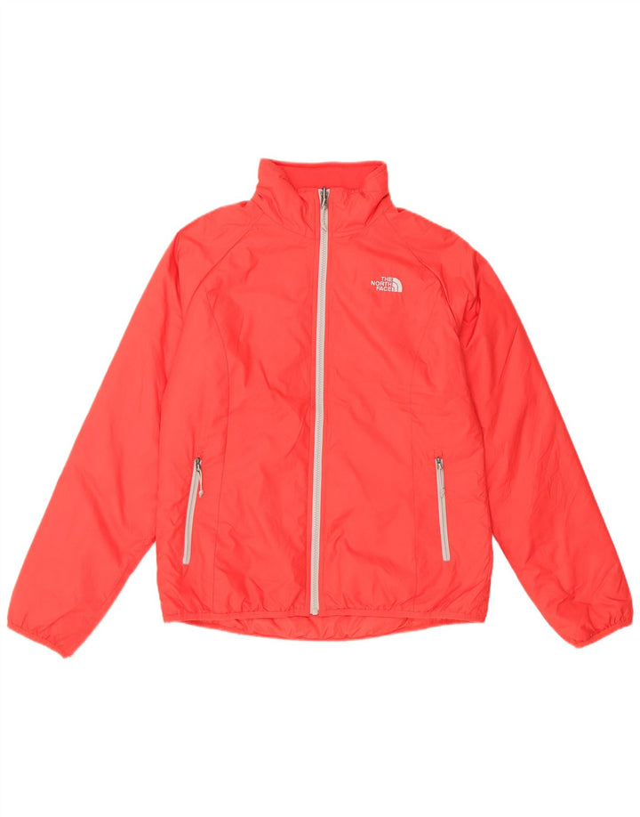THE NORTH FACE Windbreaker Jacket til kvinder UK 14 Medium Rød Polyester