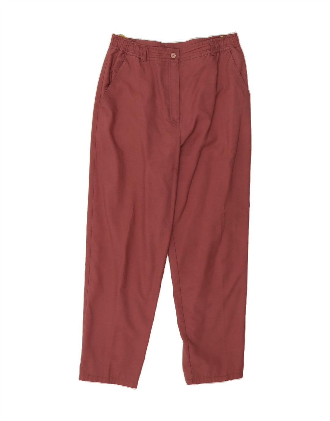 VINTAGE Womens Straight Chino Trousers  W32 L26 Pink Vintage Vintage and Second-Hand Vintage from Messina Hembry 
