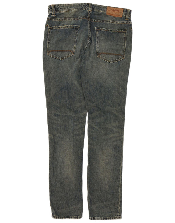 Timberland Mens Slim Jeans W32 L32 Blå Bomuld