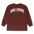 Zara Graphic Sweatshirt Jumper UK 16 Stor brun bomuld