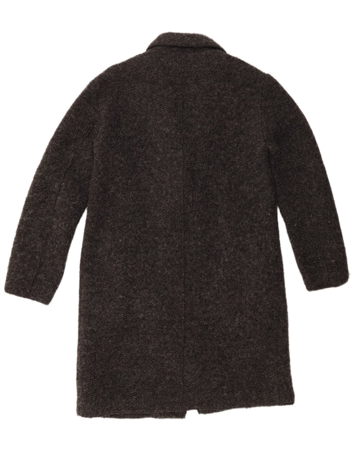 Zara Dame Trafaluc Oversized Overfrakke UK 10 Lille Grå Polyester