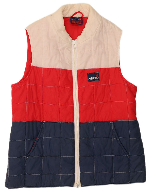 Musto Herre Polstret Gilet UK 38 Medium Flerfarvet Colourblock Nylon