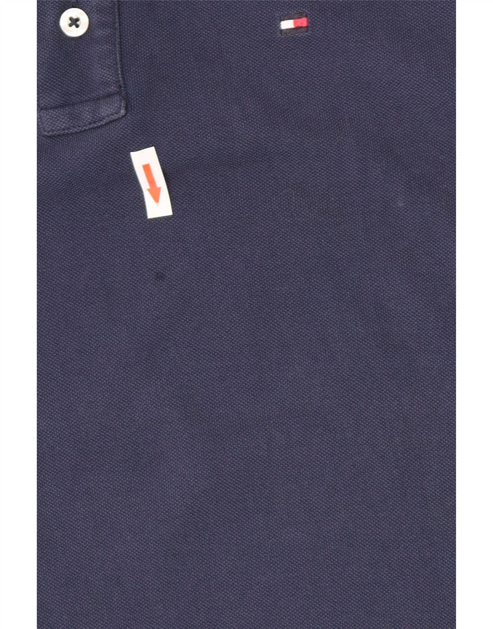 Tommy Hilfiger Herre Golf Polo Shirt Medium Navy Blue Bomuld